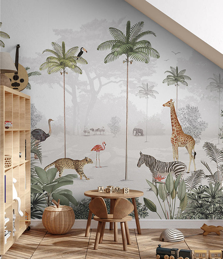 Animal Paradise, Mural Wallpaper