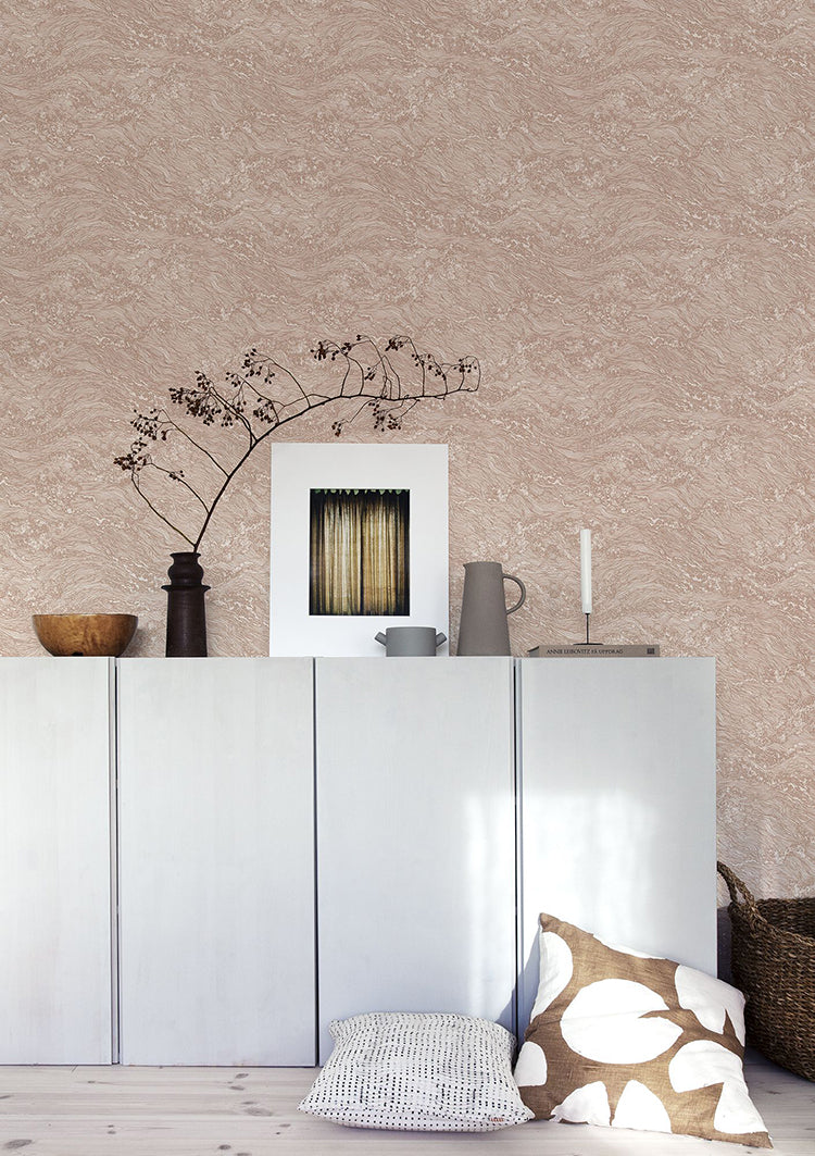 sea foam wallpaper in living room singapore